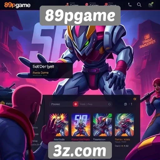 Mudanças na interface do usuário do 89pgame